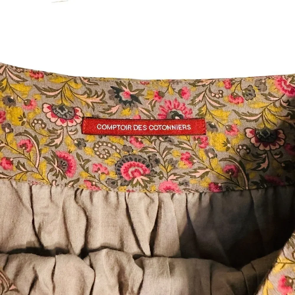 Comptoir des cotonnier Girls Floral puff skirt age 14